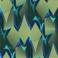 thumbnail image 1 of Ahgly Company Machine Washable Indoor Square Transitional Deep-Sea Blue Area Rugs, 6' Square, 1 of 7