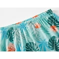 thumbnail image 6 of Beezizac Tropical Palm Leaf & Hibiscus Pajamas for Girls – Long Sleeve & Pants Tween Clothing Big Kid Size 12, 6 of 7