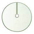 thumbnail image 3 of Kurt Adler 54-Inch Ivory with Holly Leaves and Poinsettia Tree Skirt, 3 of 3