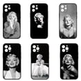 thumbnail image 4 of M-marilyns-carcasa de teléfono m-monroes para Apple iPhone 15 14 Plus 13 12 Mini Pro Max XR + 13Pro 14 + 15 + funda de TPU suave, 4 of 5