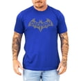 thumbnail image 2 of DadMan Shirt for Men Funny Dad T-Shirt with Gray Bat Graphic Vintage Royal Shirt Adult X-Large, 2 of 5
