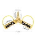 thumbnail image 3 of Kenally Adaptador divisor en Y de conexión rápida de propano RV de 1/4 con válvula de cierre para remolque RV, conexión de propano RV Accesorios para vehículos recreativos, 3 of 6