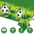 thumbnail image 4 of Toystoory Mantel de 2 piezas para fiesta de fútbol, ​​impermeable, para cocina, mantel de fútbol, ​​decoración de escritorio, Type5 NO5, 4 of 6