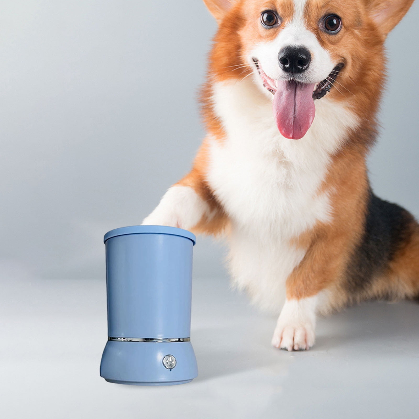 Automatic Portable USB Rechargeable Silicone Pet Washer and Massager Brush for Efficient Cleaning