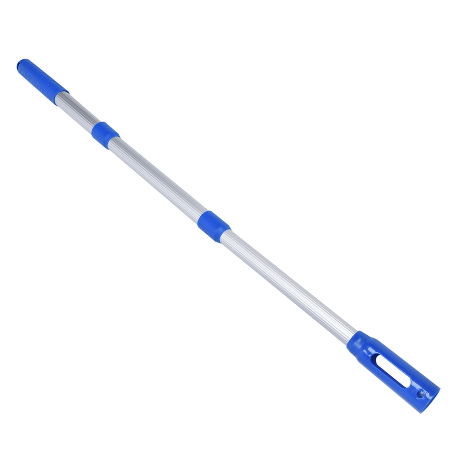 Swimming Pool Pole, 17.5“-34.6”, Aluminium Telescopic Pole, for Skimmer Nets, Vacuum Heads and Brushes, Strong Grip & Lock, 1.1' Inner Aperture, Pool Poles for Cleaning