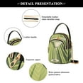 thumbnail image 4 of FORMRS Crossbody Bag for Women Quilted Travel Shoulder Cell Phone Purse with Chain Strap Handbag, Light Green Martini, 4 of 7