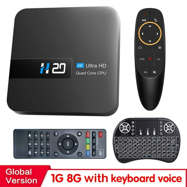 HONGTOP-Dispositivo de TV inteligente H20, decodificador con Android 10,0, 2GB, 16GB, 4K, HD, asistente de voz, 3D, Play Store, envío gratis