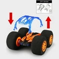 thumbnail image 6 of Xqxayjr under $5 RC Stunt Car, RC Stunt Car with Sponge Wheels,360° Flip Remote Control Car forKids,RechargeableToyCar with LED Lights,High Speed RC Vehicle forBoysGirls, 6 of 9