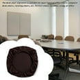 thumbnail image 2 of Waterproof Office Desk Chair Seat Cover, PU Leather Chair Covers, Stretchable Rotating Computer Chair Slipcovers Protector Coffee (Only Cover), 2 of 10