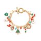 thumbnail image 1 of Pulsera de Regalo de Navidad TQEHS Joyería Cuentas Charm Santa, 1 of 6