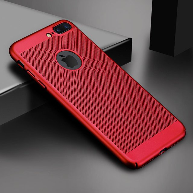 Ultra Slim Breathe Case For iPhone 13 12 11 Pro Max Xr Xs Xs 6S 6 7 8 Plus 5S 5 S SE X Cover Shell Heat Dissipation Hard PC Case