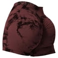 thumbnail image 4 of xfsWaSs Women's Biker Shorts Tie Dye High Waist Lifting Workout Gym Shorts for Women Soft Yoga Shorts Athletic Bottoms Activewear, 4 of 4