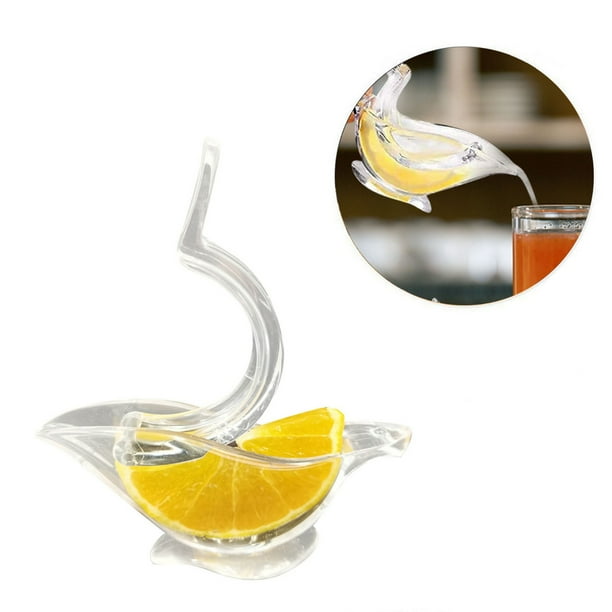 Extractor de limón transparente,mini exprimidor manual para cítricos,exprimidor de jugo multifunción,herramienta de cocina,fácil de usar