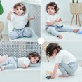 thumbnail image 2 of Pantalones gordos de algodón para bebés Pantalones casuales con cintura elástica ancha, 2 of 8