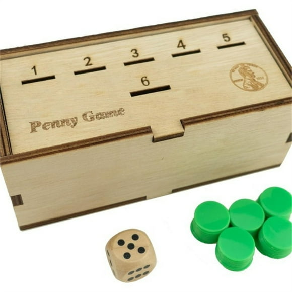 WIFKLSIIPG Toys for Ages 5-7 Fun Board Game Works with Get Rid of to Win Game Wood Box for 2 6 Players Simple + Strategic Dice Games