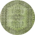 thumbnail image 1 of Ahgly Company Machine Washable Indoor Round Contemporary Avocado Green Area Rugs, 6' Round, 1 of 7