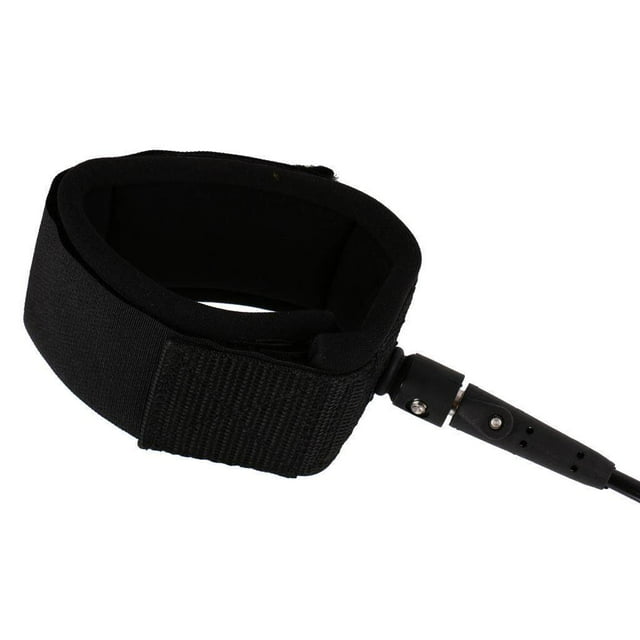 Surfboard Leash Surfing Leash String Leg Rope Cord Calf Surfboard Leash String Leash 5feet Black
