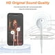 thumbnail image 3 of Auriculares con Cable con Conector Lightning, Auriculares de Audio estéreo HiFi con micrófono y Control de Volumen Auriculares Internos compatibles con iPhone 14/13/12/SE/11/X/XR/8/7 iOS, 3 of 5