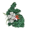 thumbnail image 2 of Binwennn Large Easter Bunny Wreath Festive Spring Door Hanging With Adorable Rabbit Design For Easter Celebrations Front Door Outdoor Chicken Wreath Wreath Embellishments 30 in Christmas Wreath Small, 2 of 6