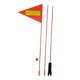 thumbnail image 3 of Bandera de seguridad para bicicletas Durable Resistencia al desgarro Montar banderín Resistente a la intemperie Multifunción Advertencia de seguridad kusrkot Bandera de seguridad en bicicleta, 3 of 7