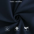 thumbnail image 3 of NTBAY Satin Pillow Shams, 2 Pack Luxury Pillow Cases, Queen, Navy Blue, 3 of 4