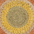 thumbnail image 5 of SAFAVIEH Natural Fiber Tanja Braided Jute Area Rug, Blue/Multi, 7' x 7' Round, 5 of 6