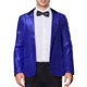 thumbnail image 1 of CHAQUETA DE TUXEDO DE LENTEJUELAS PARA HOMBRE DE PICO INSPIRADOR, CHAQUETA DE FIESTA DISCO METÁLICA, 1 of 1