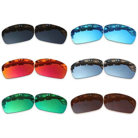 Vonxyz 6 Pack Polarized Replacement Lenses for Oakley Fives Squared Sunglasses