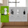 thumbnail image 4 of QIBOX Snow Cone Machine & Smoothie Blender 2 in 1, 700W Powerful Shaved Ice Machine Slushine Machine, Healthy Frozen Drink Maker with Stainless Steel, 4 of 9