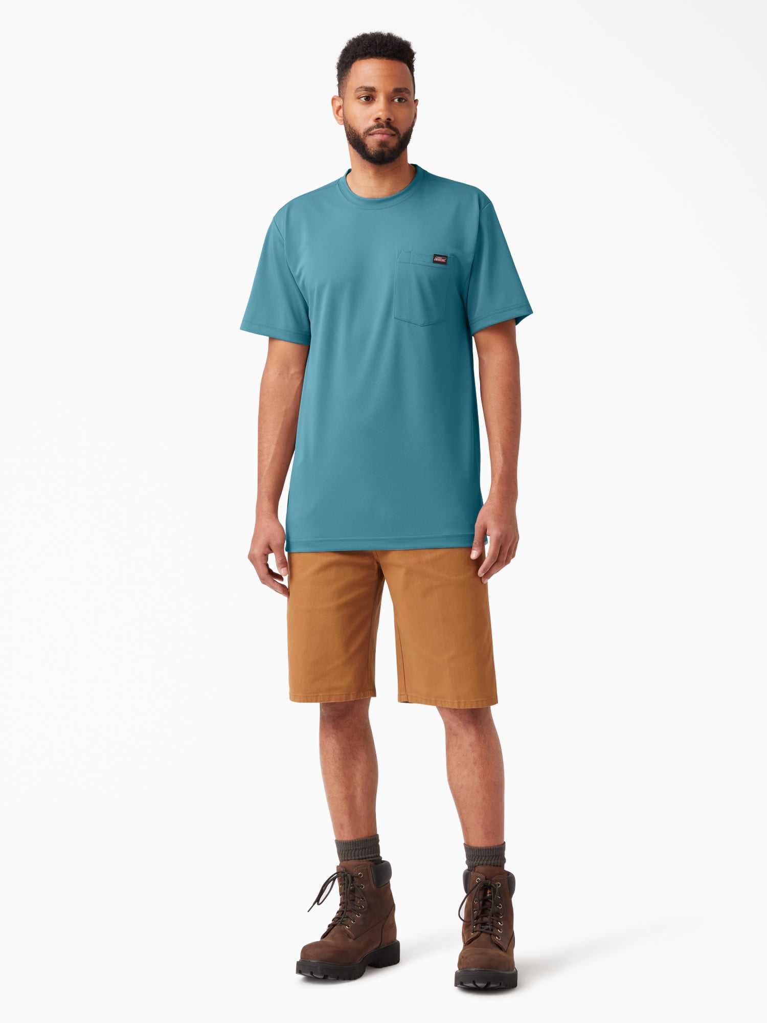 Genuine Dickies Men's Relaxed Fit Performance Polyester Tee Shirt