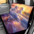 thumbnail image 2 of FUIALDOLG Horse Pattern Heavy Duty Car Seat Covers for Automotive Car Interior, Comfortable Car Seat Cushion Protectors Durable Cushion Cover Replacement, 2 of 7