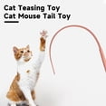 thumbnail image 4 of Guiexla Cat Teasing Toy Silicone Mouse Tail Cat Teaser Stick Bite-resistant Interactive Cat Wand Toy Pet Supplies, 4 of 8