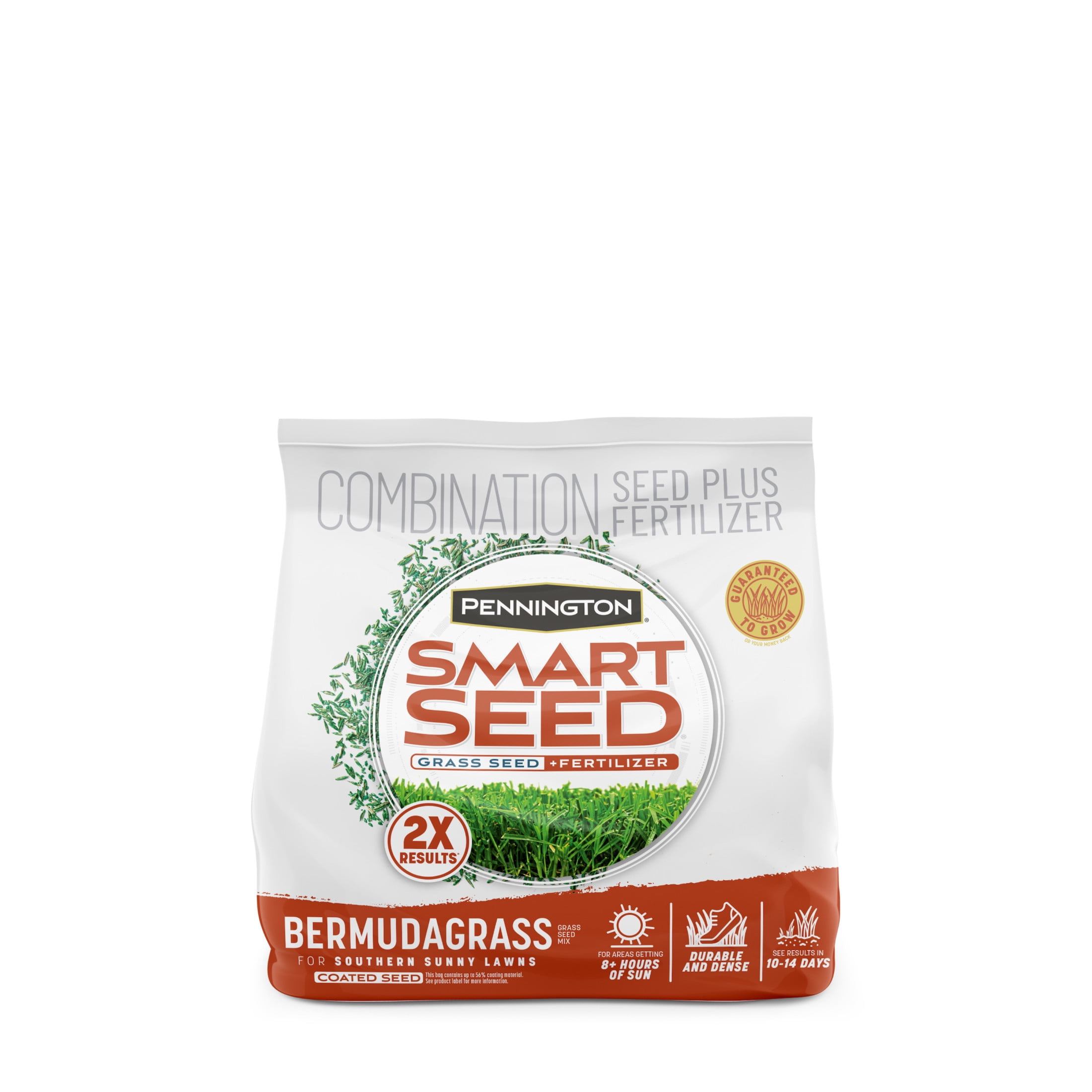 (2 pack) Pennington Smart Seed Bermudagrass Grass, Bermuda Grass Seeds for Lawn, Full Sun, 1.75 lb