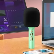 Microphone, New Wireless Bluetooth Condenser Microphone, Live Streaming Singing Microphone, Audio Integrated Microphone, Smartphone, Karaoke Treasure