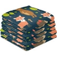thumbnail image 4 of SKYSONIC Fox Kitchen Dish Towel Set of 4, 28 x 18 Inch Super Absorbent Soft Drying Cloth Tea Bar Towels, 4 of 7