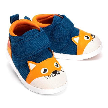 

Fox Squeaky Toddler Shoes | Deep Blue