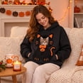 thumbnail image 5 of Christmas Hooded Cat Pouch Holder Soft Fleece Christmas Hoodie for Women Men Pet Pouch Hoodies with Pocket Front Carry Pouch Oversized Sweatshirts for Cats Dogs Holder, 5 of 6
