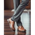 thumbnail image 4 of Zapato Elegante Para Hombre Merano® Piel Oficina Formal marron 26.5, 4 of 11