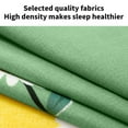 thumbnail image 3 of Maplenight Ensemble de Draps 4 Pcs pour Lit Simple, Ensemble de Literie de Dortoir Doux et Stylé - Polyester Respirant, Motifs Verts Frais Vert, 3 of 4