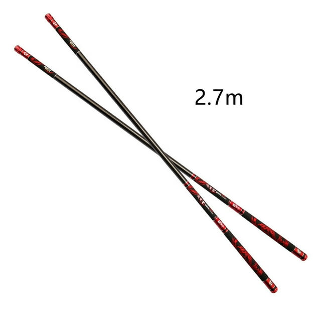 Qualitchoice LuoFei Canne à Pêche à la Carpe avec Corps de Canne Léger et Rigide pour Pêche en Rivière et Étang