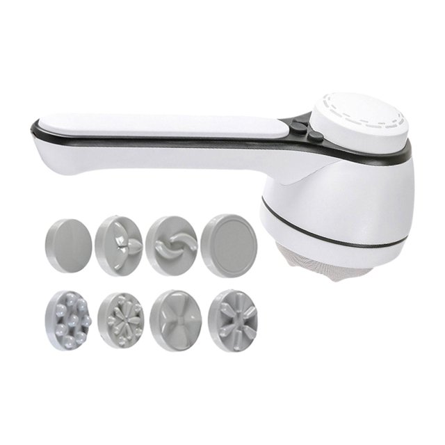 Escultor corporal de mano,Escultor corporal portátil con 8 cabezales de masaje,Masajeador Eléctrico Removedor De Celulitis Escultor Corporal,Máquina para esculpir el cuerpo para el cuello y