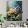 thumbnail image 4 of Simple Mushroom Clover Canvas Print Home Cafe Living Room Wall Art Decor, 4 of 8