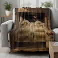 thumbnail image 2 of Western Pubs Blanket Soft Cozy Warm Throw Blanket for Couch, Plush Fuzzy Flannel Fleece Blankets for Sofa, Vintage Cowboy Countryside Retro Bed Blankets Lightweight Gifts for Women, 32"x48", 2 of 9