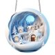 thumbnail image 2 of Round Acrylic Christmas Decorations Reindeer Hanging Sign Festive Wall Decorations, 2 of 6