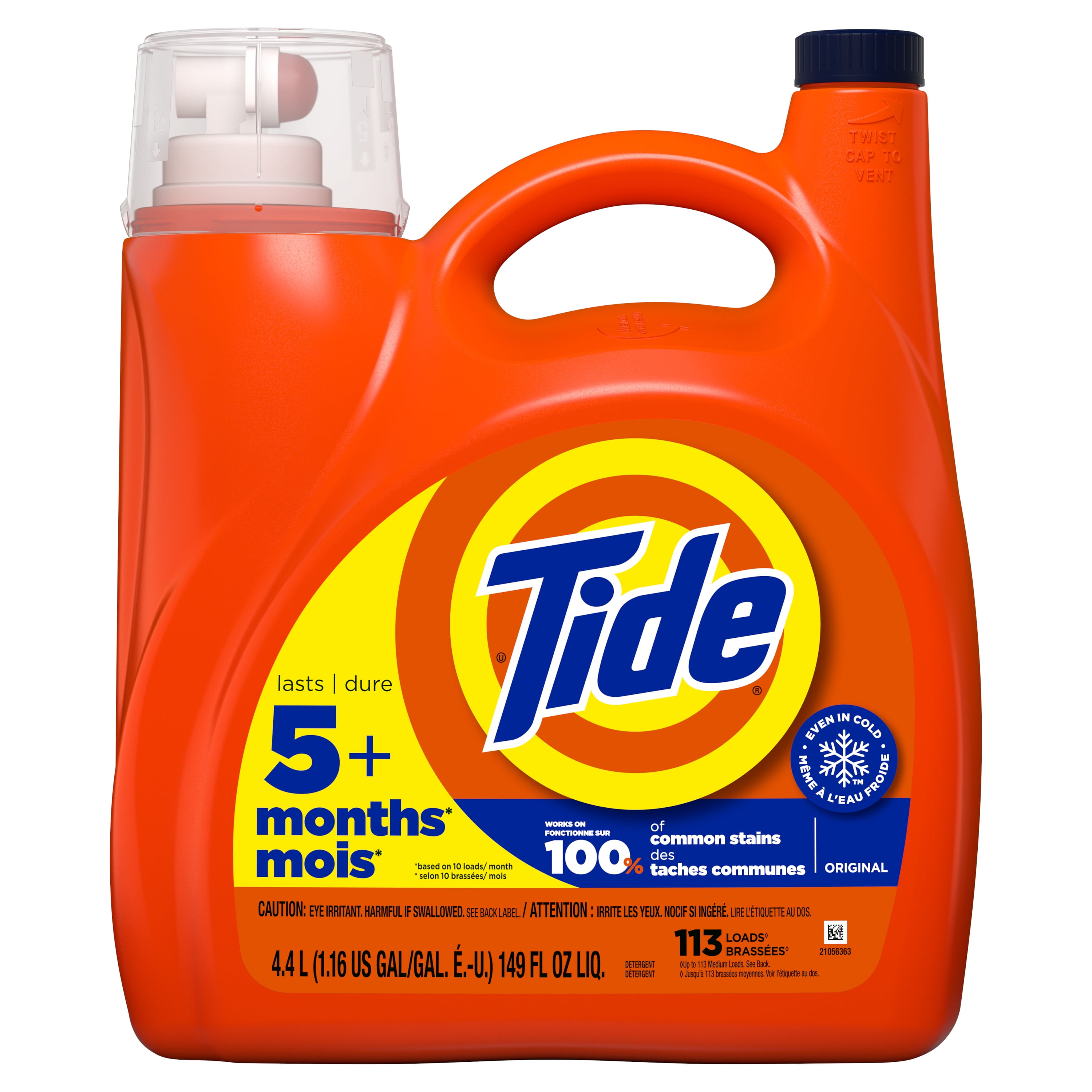 Tide Laundry Detergent Liquid, Original Scent, 149 fl oz Tide Laundry Detergent Liquid, Original Scent, 149 fl oz