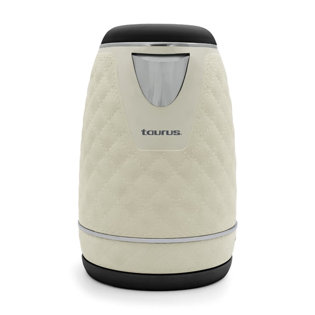 Hervidor de Agua Taurus HTF Graphen 2 Litros 1000W Color Crema y Negro