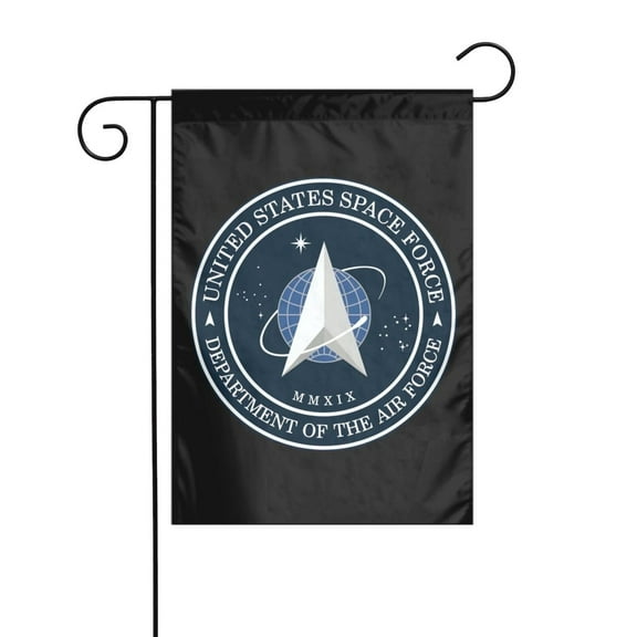 United States Space Force Garden Flag for Yard Outside Decorations Double Sided for Home Indoor Outdoor Porch Patio Garden 12x18 in