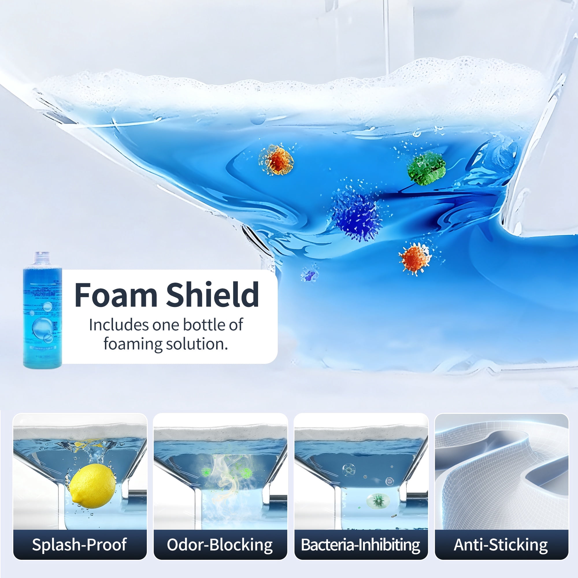 Tankless Elongated Bidet Toilet 1.32 GPF in White with Auto Flush, Auto Open/Close, Heated Seat, Remote and Warm DryerDV-1S0360-V3