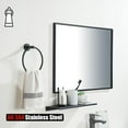 thumbnail image 3 of Double Towel Bar Matte Stainless Steel Bath Towel Rack for Bathroom Towel Holder Wall Mount Total Length TBLPB, 3 of 7