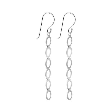 50 Sterling Silver Findings Gem Avenue 925 Sterling Silver Circle loops Dangle Earrings with French ear wire Findings ()